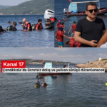 Çanakkale'de ücretsiz dalış ve yelken sürüşü düzenlenecek