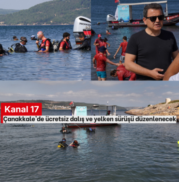 Çanakkale'de ücretsiz dalış ve yelken sürüşü düzenlenecek